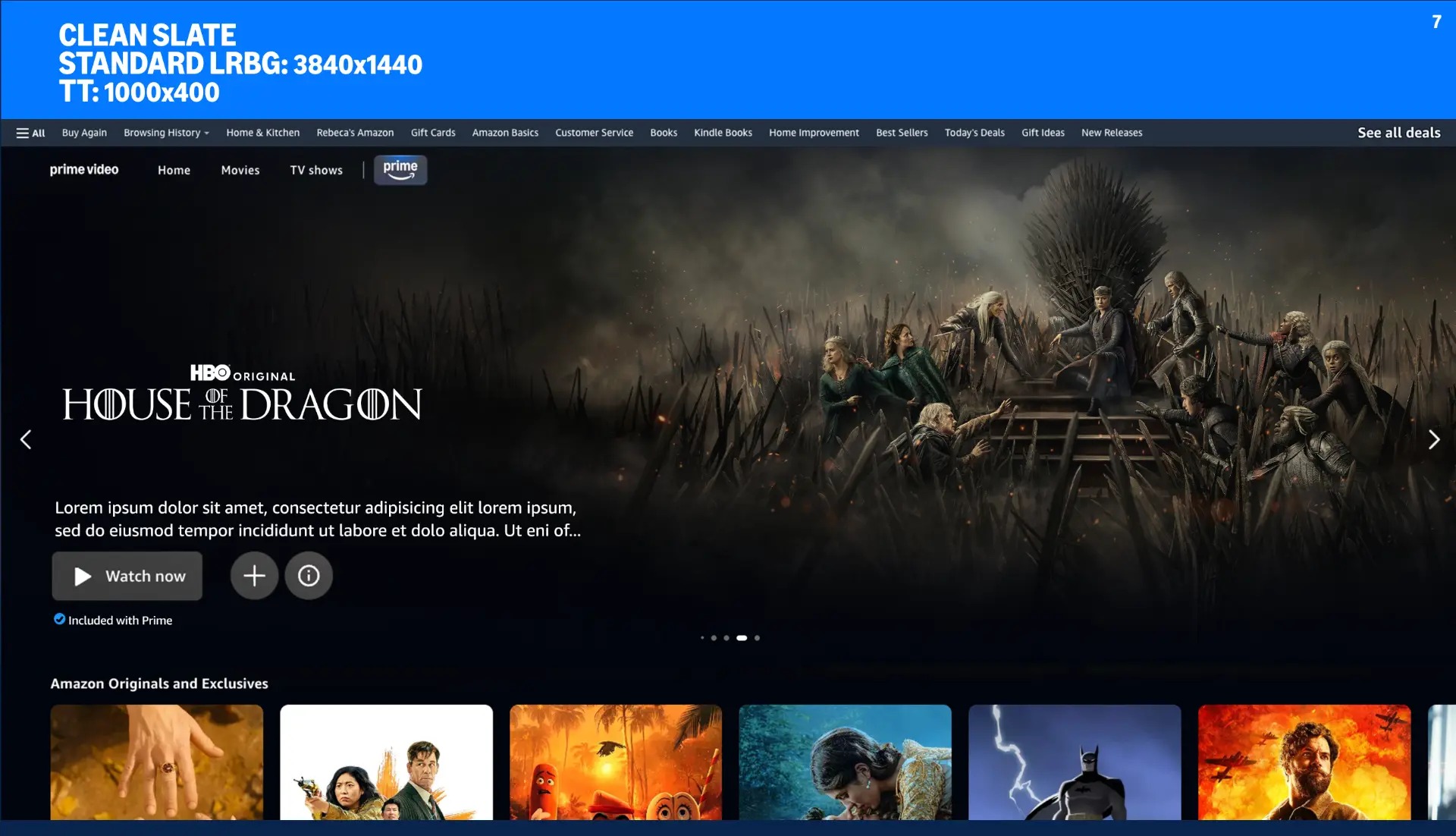 Amazon Prime Video sample 1 by Sushmitha Ravindra